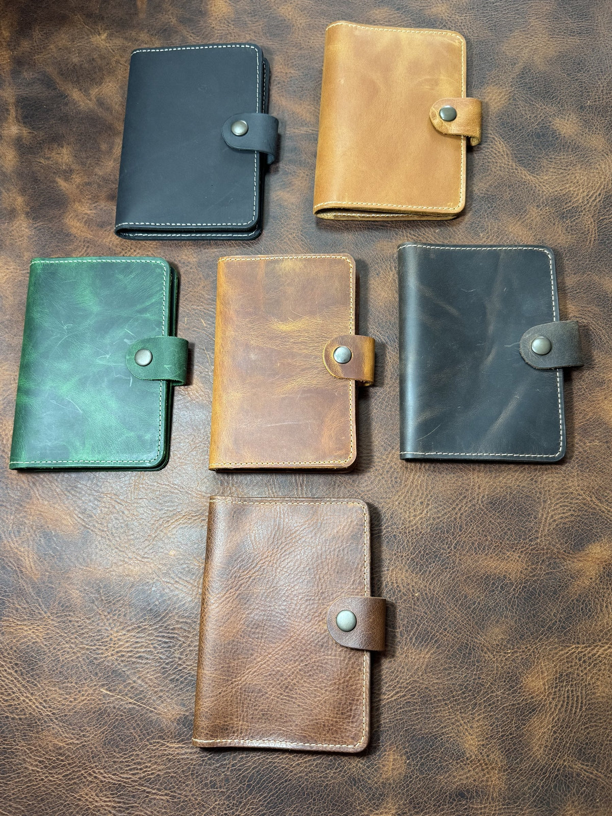 Passport holders in several colors